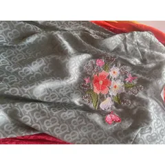 Đầm gấm siêu đẹp, lụa gấm  có thêu hoa . ✔Chất vải siêu sang xịn, mịn nhẹ tênh