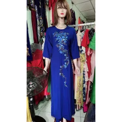 áo dài thêu kèm quần