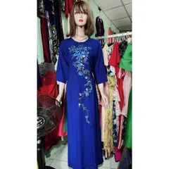 áo dài thêu kèm quần