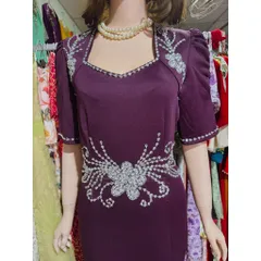 Đầm dạ hội dáng dài kết đá thủ công siêu đẹp Hàng có sẵn giao ngay  Eo dưới 100 cm mặc đẹp Chất liệu thun umi co giãn