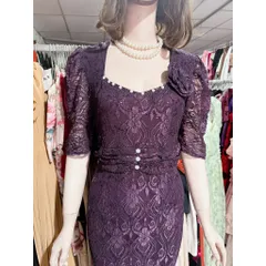 Đầm ren dạ hội eo dưới 90 cm mặc đẹp Giá 390k Hàng có sẵn giao ngay Đúp lót 2 lớp