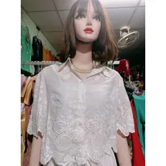 SÉT SHORT REN eo bo chun co giãn dễ mặc+ PHỐI CỔ SƠ MI CAO CẤP, quần có 2 túi Màu trắng Hàng có sẵn giao ngay Giá 390k