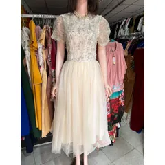 Đầm ren siêu đẹp dáng dài , ren lưới đúp lót 3 lớp Giá 420k Hàng có sẵn giao ngay L Đủ size SML