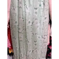 Đầm thiết kế hoa tơ dáng dài hot sang chảnh phù hợp đi làm đi chơi Giá 290k Hàng có sẵn giao ngay L Chất liệu tơ nhẹ