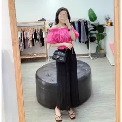 Quần dập ly màu đen siêu đẹp Giá 190k Hàng có sẵn giao ngay Dứoi 65kg mặc đẹp