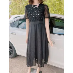 Đầm ren đen đính kết như hình Giá 360k Hàng có sẵn giao ngay Hình thât 100%