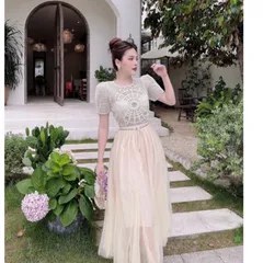 Váy ren xoè thiết kế cao cấp, đầm công chúa hot hit  Giá 380k Hàng có sẵn giao ngay Hàng bao đẹp Như hình chụp