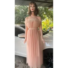 Đầm tơ 2 lớp siêu xịn Giá 299k Hàng có sẵn giao ngay L Chính phẩm hàng của Mẫu boutique Màu da