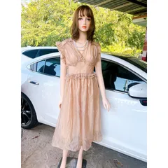 Đầm tơ 2 lớp siêu xịn Giá 299k Hàng có sẵn giao ngay L Chính phẩm hàng của Mẫu boutique Màu da