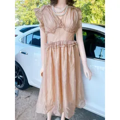 Đầm tơ 2 lớp siêu xịn Giá 299k Hàng có sẵn giao ngay L Chính phẩm hàng của Mẫu boutique Màu da