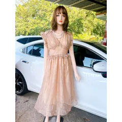 Đầm tơ 2 lớp siêu xịn Giá 299k Hàng có sẵn giao ngay L Chính phẩm hàng của Mẫu boutique Màu da
