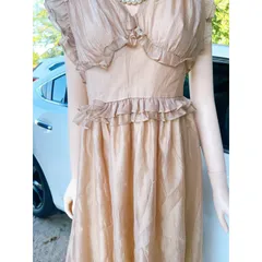 Đầm tơ 2 lớp siêu xịn Giá 299k Hàng có sẵn giao ngay L Chính phẩm hàng của Mẫu boutique Màu da
