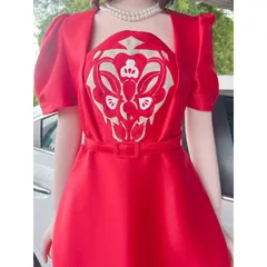 Váy tacta thêu cao cấp Nhìn là yêu ạ Chất tacta ,lót lụa Mặc siêu sang chảnh tôn dáng lun