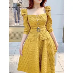 ☘️ SET GẤM XỐP CỔ VUÔNG ĐAI EO 🌷( gồm áo và váy 🌷 Hàng xuất sắc thiết kế siêu đỉnh , cổ vuông sang trọng mix đai đá