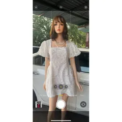 Đầm ren trắng đẹp cao cấp Giá 290k Hàng có sẵn giao ngay Hàng đường may đẹp, kỹ, đúng mô tả.  100% sử dụng hình ảnh