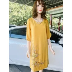 Đâm vàng tay xẻ đính kết siêu đẹp Giá 290k Hàng có sẵn giao ngay XL Có co giãn