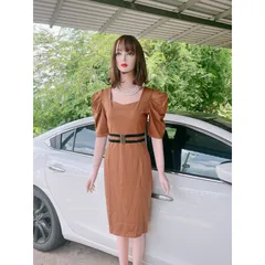 Đầm mau nâu tây siêu sang chảnh Hàng coa sẵn giao ngay Giá 290k Chất liệu umi cao cấp