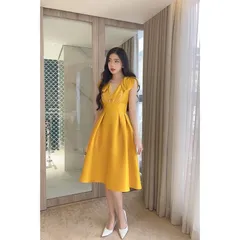 Đầm chất liệu tapta đính kết siêu đẹp