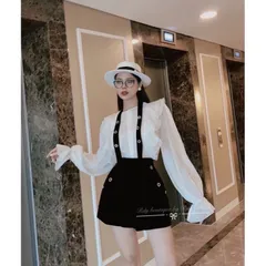 Set áo sơ mi + chân váy như hình Giá 290k Hàng có sẵn giao ngay