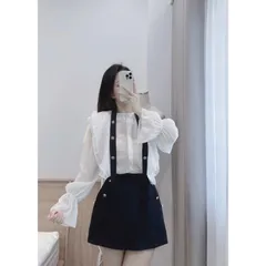 Set áo sơ mi + chân váy như hình Giá 290k Hàng có sẵn giao ngay