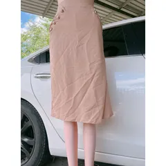 chân váy màu nude Hàng có sẵn giao ngay Eo dưới 70cm mặc đẹp Giá 150k