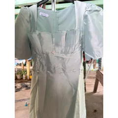 Đầm tapta xanh mint đính hat Giá 320k Hàng coa sẵn giao ngay Eo dưới 74cm