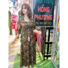 Đầm cổ vest nhũ kim sa siêu đẹp, siêu sang Có co giãn Hàng có sẵn giao ngay Giá 360k