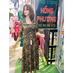 Đầm cổ vest nhũ kim sa siêu đẹp, siêu sang Có co giãn Hàng có sẵn giao ngay Giá 360k