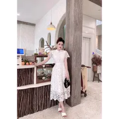 Dầm ren cao cấp Hàng đẹp Chất ren như hình Giá 390k Màu trắng và đen hàng. y hình chụp