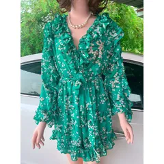 Jum hoa xanh tay dài nhúng bèo Giá 190k Hàng có sẵn giao ngay Màu y hình chụp kèm theo