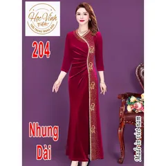 Đầm nhung siêu sang ép đá  Giá 350k Hàng có sẵn giao ngay Có đủ màu DƯới 65 kg mặc đẹp