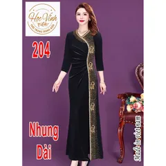 Đầm nhung siêu sang ép đá  Giá 350k Hàng có sẵn giao ngay Có đủ màu DƯới 65 kg mặc đẹp