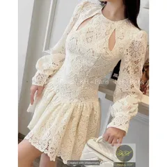 Đầm ren như hình Giá 350k Hàng có sẵn giao ngay Hàng đường may đẹp, kỹ, đúng mô tả.  100% sử dụng hình ảnh thật