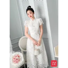 Đầm ren cao cấp Hàng có sẵn giao ngay Hàng đường may đẹp, kỹ, đúng mô tả.  100% sử dụng hình ảnh thật của sản phẩm