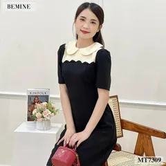 Đầm phối trắng đen như hình Giá 290k Chất liệu : tuyết mưa Hàng có sẵn giao ngay