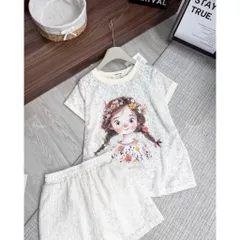 Set bộ ren cô gái 5D tay cộc kèm quần đùi , đủ size SML, dưới 66kg mặc đẹp chất ren mềm hình cô gái đội vòng nguyệt quế