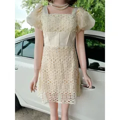 Đầm Nữ Thiết Kế Tơ Ren Đầm Dự Tiệc Đai Eo Tôn Dáng Sang Trọng Kèm {ẢNH THẬT} Giá 390k, người ta đang bán gần 7xx