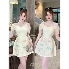 Đầm đính ngọc  siêu đẹp siêu cao cấp Giá 390k Hàng có sẵn giao ngay