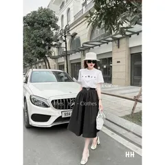 Set áo thun + chân váy như hình Hàng có sẵn giao ngay Giá 280k