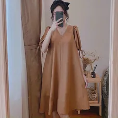 Đầm suông Bầu bí bon chen được nhé Giá 250k Có 2 màu như hình