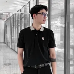 Áo polo nam vải  cotton dày dặn,mềm mịn kháng khuẩn mềm mát, khử mùi hôi, không bai dão