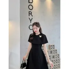 ĐẦM THIẾT KẾ CHOÀNG VAI SANG TRỌNG DÁNG DÀI,có sẵn lót vai, phù hợp đi chơi, đi làm, đi tiệc Hàng có sẵn giao ngay