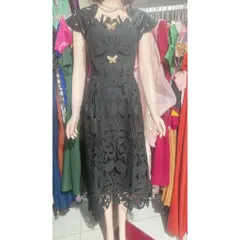 đầm ren đen cao cấp