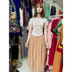 Đầm ren đúp lót kèm 3 lớp lưới Hàng có sẵn giao ngay Size SM, eo dưới 74cm mặc đẹp Giá 350k