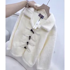ÁO LÔNG KHUY SỪNG SẴN HÀNG giao ngay Giá 290k Hang Quảng Châu Màu trang kem