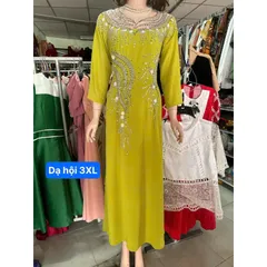 Dạ hội áo dài đính kết sang trọng