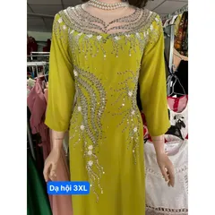 Dạ hội áo dài đính kết sang trọng