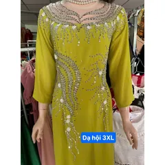 Dạ hội áo dài đính kết sang trọng
