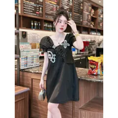 đầm suông nơ đá lệch Hàng chính chủ siêu cấp Chất lụa  cao cấp đúp lót 2 lớp Giá 490k, người ta đang bán gần 8xx