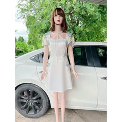 Đầm  ren thêu hoa tafta cao cấp sang diện bốn mùa vừa kín mà sang trong Giá 490k
